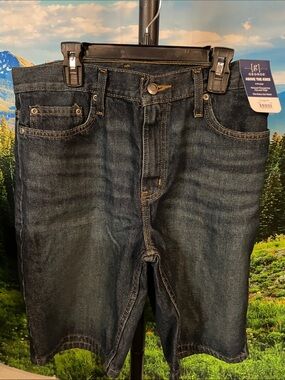 George Men’s Dark Blue Denim Relaxed Shorts